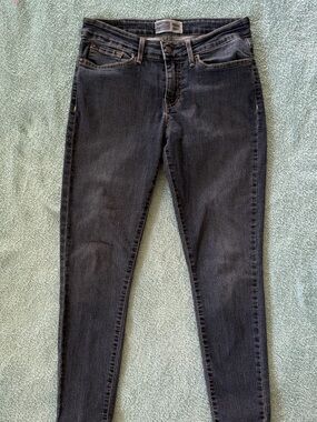 Signature by Levi Strauss Modern Skinny Jeans Blue Stretch Denim Button Zip 4